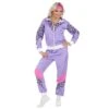 Trainingspak Paars -Vakantie Feest Winkel 00201