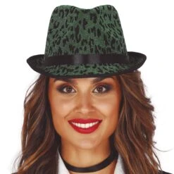 Gangsterhoed Luipaard Groen