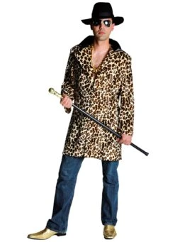 Pooier Pimp Mantel Sheeba -Vakantie Feest Winkel 211216 2