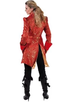 Markiezin Jas Brokaat Div. Kleuren -Vakantie Feest Winkel 215158 rood 1