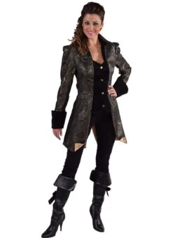 Markiezin Jas Brokaat Div. Kleuren -Vakantie Feest Winkel 215158 zwart 1