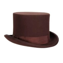 Hoge Hoed Wolvilt Bruin