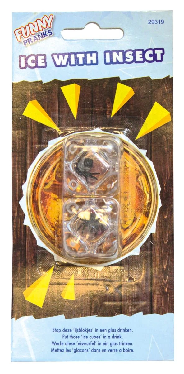 Ijsklontjes Met Insect 3 Ijsklontjes Met Insect