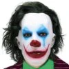 Masker Joker Smile Met Haren -Vakantie Feest Winkel 2953 gr