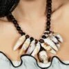 Ketting Tanden & Skull -Vakantie Feest Winkel 31027 gr