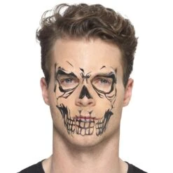 Face Tattoo Skull -Vakantie Feest Winkel 46774 gr5