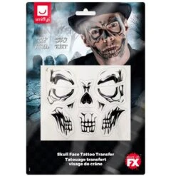 Face Tattoo Skull -Vakantie Feest Winkel 46774 gr7