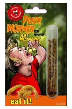 Glazen Buisje Met Meelwormen