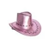 Cowboyhoed Glans Roze -Vakantie Feest Winkel 50406 pink gr