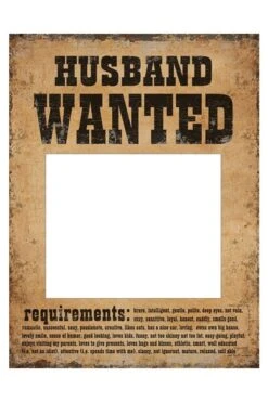 Props Husband/Wife Wanted -Vakantie Feest Winkel 871364793059 3