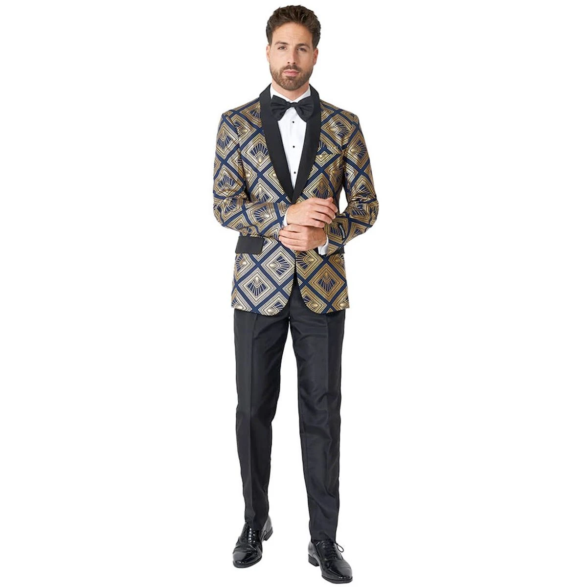 Herenkostuum Suitmeister Art Deco Deep Navy 3 Herenkostuum Suitmeister Art Deco Deep Navy