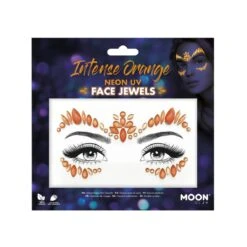Face Jewels Neon UV - Oranje