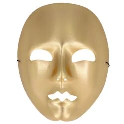 Masker Mime Goud -Vakantie Feest Winkel bol 00182 3