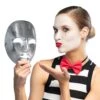 Masker Mime Zilver -Vakantie Feest Winkel bol 00183 1