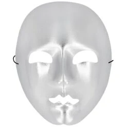 Masker Mime Zilver 8 Masker Mime Zilver -Vakantie Feest Winkel bol 00183 3