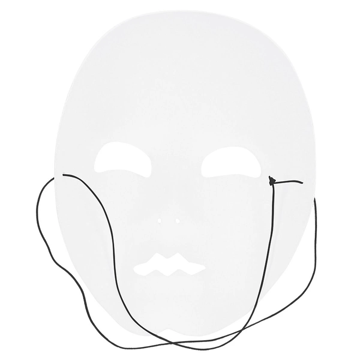 Masker Mime Zilver 6 Masker Mime Zilver - Afbeelding 4