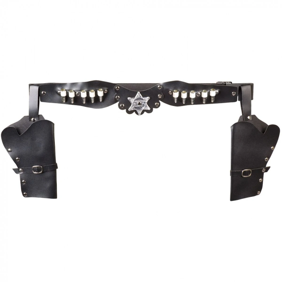 Dubbele Cowboy Holster Zwart 3 Dubbele Cowboy Holster Zwart