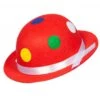 Bolhoed Stippen Mini Rood -Vakantie Feest Winkel bol clown rood gr