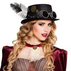 Hoed Steampunk Zwart
