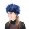 Luxe Bontmuts Donkerblauw -Vakantie Feest Winkel bontmuts blauw