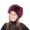 Luxe Bontmuts Paars -Vakantie Feest Winkel bontmuts paars