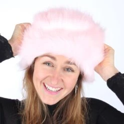 Luxe Bontmuts Zacht Roze
