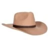 Cowboyhoed Luxe Wolvilt Beige -Vakantie Feest Winkel cowb beige gr