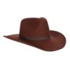 Cowboyhoed Luxe Wolvilt Bruin -Vakantie Feest Winkel cowb bruin gr