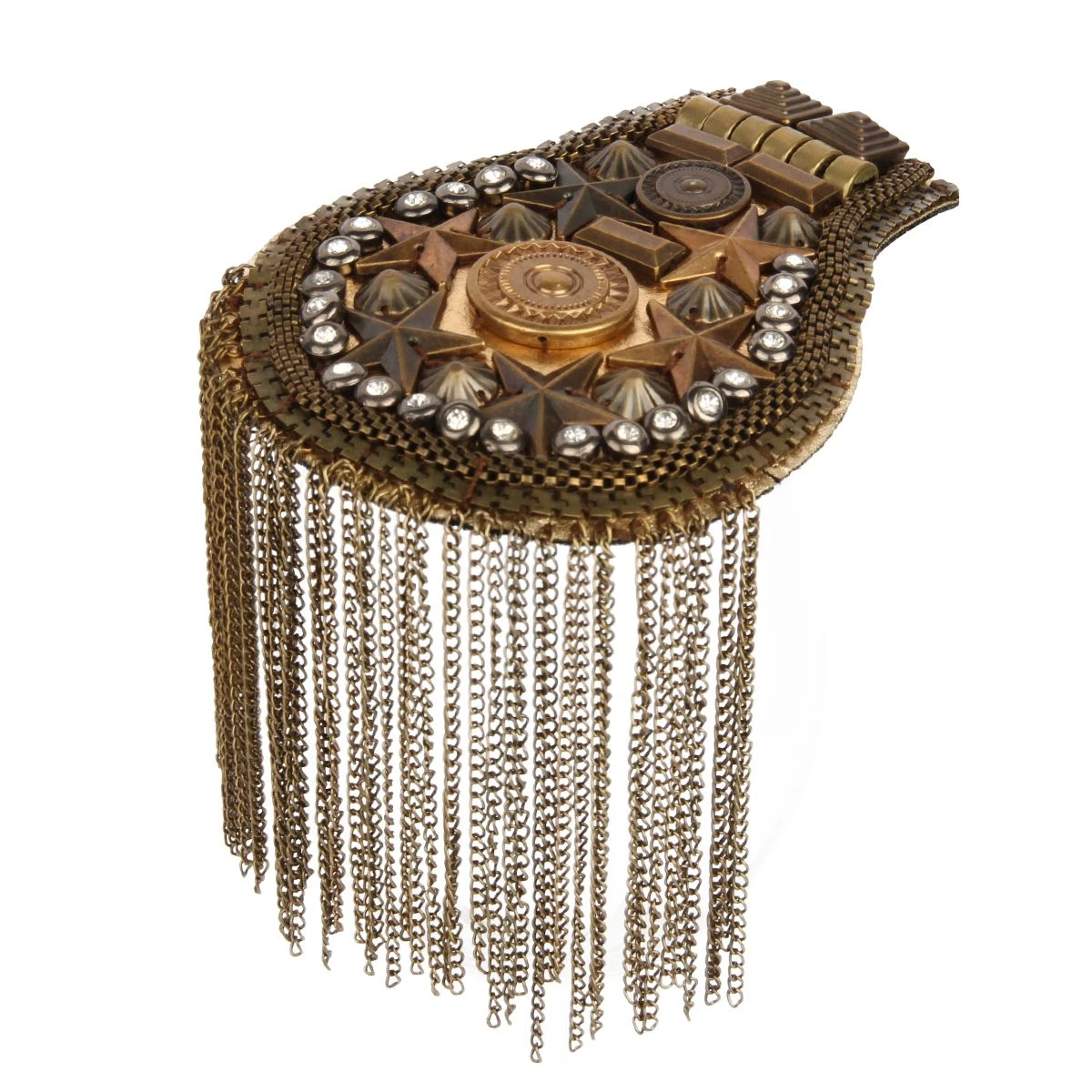 Luxe Epauletten Steampunk Messing 3 Luxe Epauletten Steampunk Messing