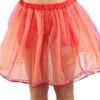 Petticoat Glitter Rood/Wit/Geel -Vakantie Feest Winkel glitterrwg