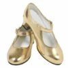 Gouden Flamenco Schoenen Meisjes -Vakantie Feest Winkel gouden schoentjes