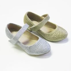 Glamour Schoenen Zilver/goud Meisjes -Vakantie Feest Winkel img 6139 1 1