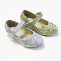 Glamour Schoenen Goud Meisjes -Vakantie Feest Winkel img 6139 1 1