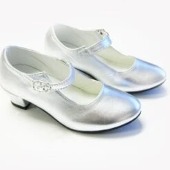 Zilveren Flamengo Schoenen Meisjes -Vakantie Feest Winkel img 6150 2