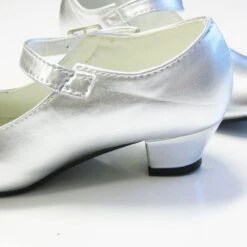 Zilveren Flamengo Schoenen Meisjes -Vakantie Feest Winkel img 6152 1