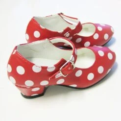 Spaanse Schoenen Rood-wit Meisjes -Vakantie Feest Winkel img 6157 2
