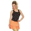 Mini Laagjes Rok Oranje -Vakantie Feest Winkel import 414 01778 1