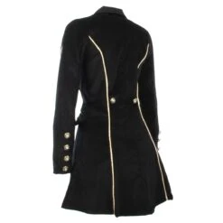 Oeteldonk Damesjas Fluweel Zwart -Vakantie Feest Winkel jas velours dames zwart 4 gr