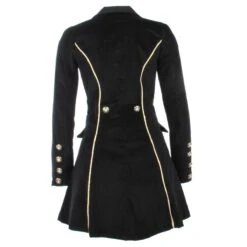 Oeteldonk Damesjas Fluweel Zwart -Vakantie Feest Winkel jas velours dames zwart 5 gr