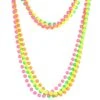 Multi Kleuren Parel Ketting Grof -Vakantie Feest Winkel jh neon parelketting gr