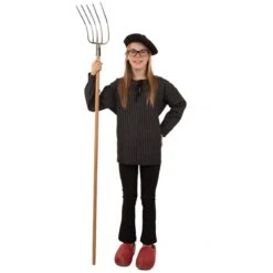 Kiel Gestreept Zwart/Grijs Kind