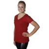 Glitter Top V-Hals Rood 1 Glitter Top V-Hals Rood -Vakantie Feest Winkel kk glittertop rood gr