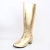 Laarzen Dames Goud -Vakantie Feest Winkel laars goud groot