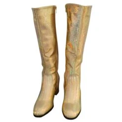 Laarzen Hologram Goud -Vakantie Feest Winkel laars hologram goud 2 gr