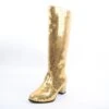 Laarzen Dames Paillet Goud -Vakantie Feest Winkel laars paillet goud groot