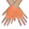 Nethandschoenen Kort Vingerloos Fluor Oranje