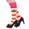 Oeteldonk Kniekousen Rood-wit-geel -Vakantie Feest Winkel oetel sokken