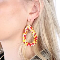 Luxe Oeteldonk Oorbellen Ovaal -Vakantie Feest Winkel oeteldonk oorbel ovaal 4 gr