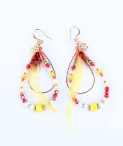 Luxe Oeteldonk Oorbellen -Vakantie Feest Winkel oeteldonk oorbellen veren jh