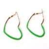 Neon Oorbellen Hart Groen -Vakantie Feest Winkel oorbel neon hart groen gr